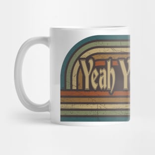 Yeah Yeah Yeahs Vintage Stripes Mug